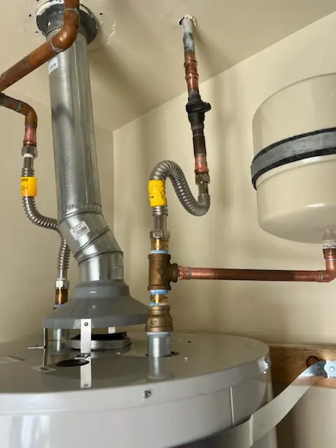 Water heater installation and plumbing repair in Canfield