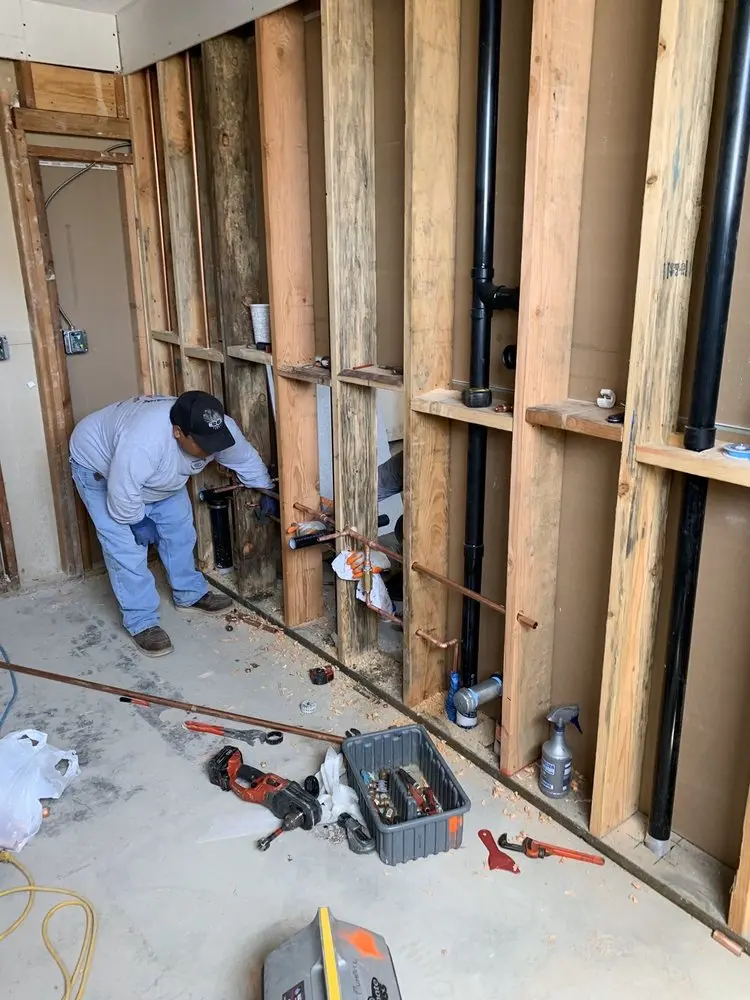 Commercial rough-in plumbing for Water Heater Replacement in Canfield